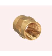 Full and Half Coupling Brass Fittings for Pipe Joining, Forged Threaded Couplings Socket Weld for Secure Connections in Industrial Plumbing and High-Pressure Lines